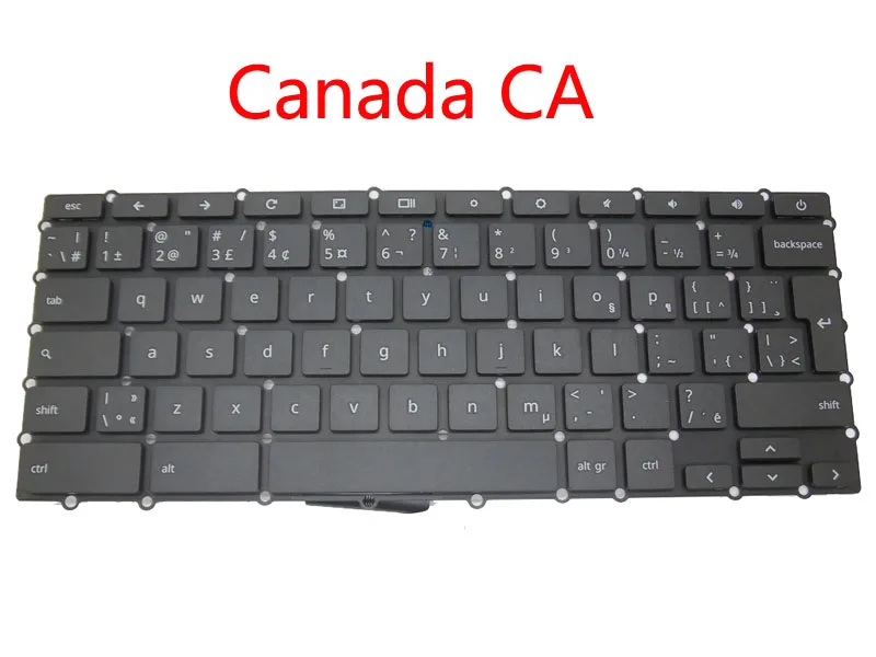 Клавиатура для ноутбука Quanta NL6 США DOK V6333D нам AENL6U01110 Канада CA AENL6K01110 черный
