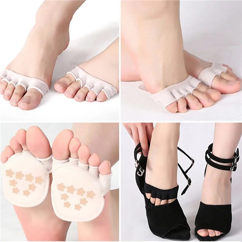 Женские короткие носки-башмачки, короткие женские носки на высоком каблуке, силиконовые Нескользящие невидимые носки