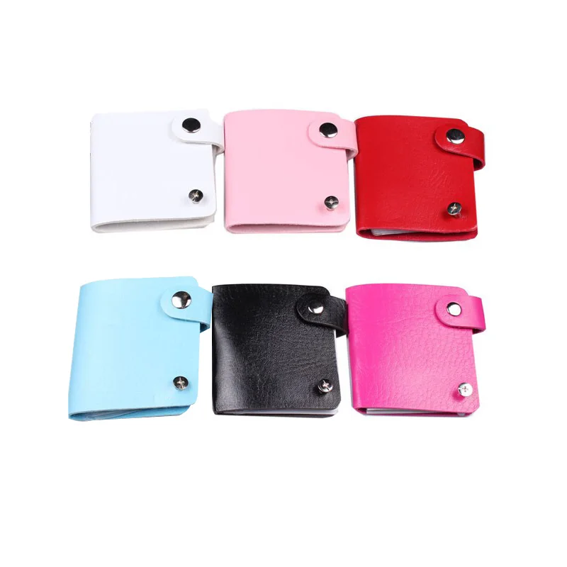 

6 Colors Nail Art Stamping Plate FOLDER/CASE/BAG For Dia 5.6cm Stamping NAIL ART CASE Nail Discs Dolder Nail Tools Bag 26 Slots