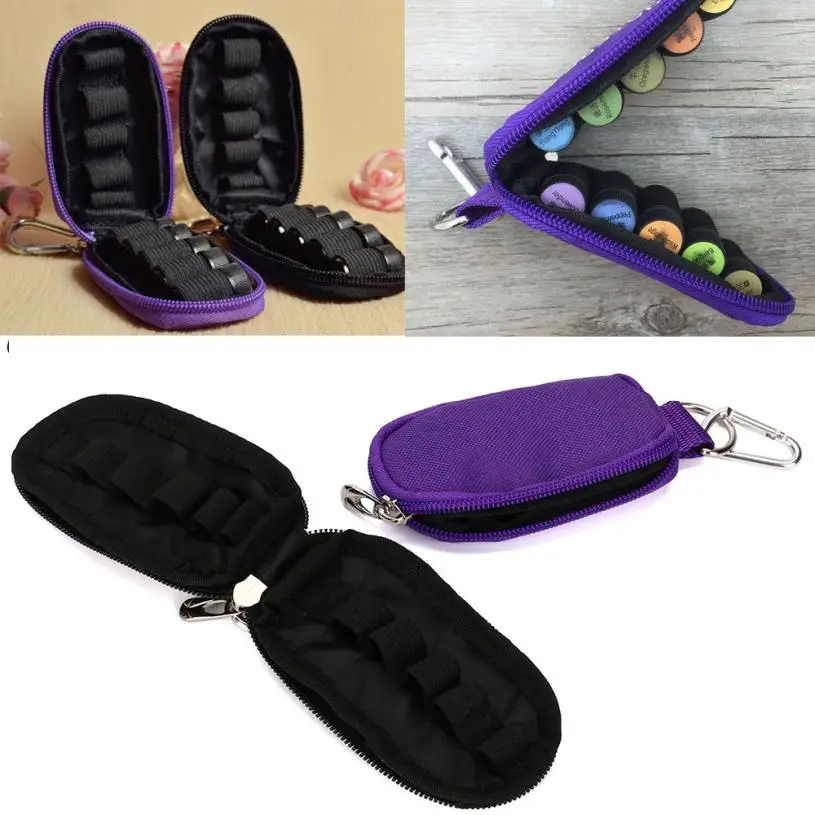 

10 Roller Bottles Essential Oil Case Carry Holder Storage Aromatherapy Bag 9 13