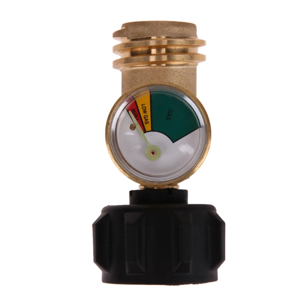 Propane Adapter Propane Tank Gauge Gas Grill BBQ Pressure Meter