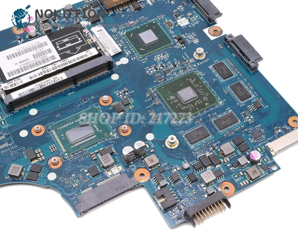  NOKOTION For Dell Inspiron 3521 5521 Laptop Motherboard CN-0P14T7 0P14T7 VAW01 LA-9101P SR0XL I5-33