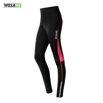 

WOSAWE Cycling Tights & Pants Women Breathable Quick-Dry Bicycle Sportswear 4D Gel Padded MTB Road Bike Clothing Trousers