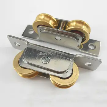 

free shipping furniture caster plastic steel sliding door pulley cabinet wardrobe wheel window roller household hardware part