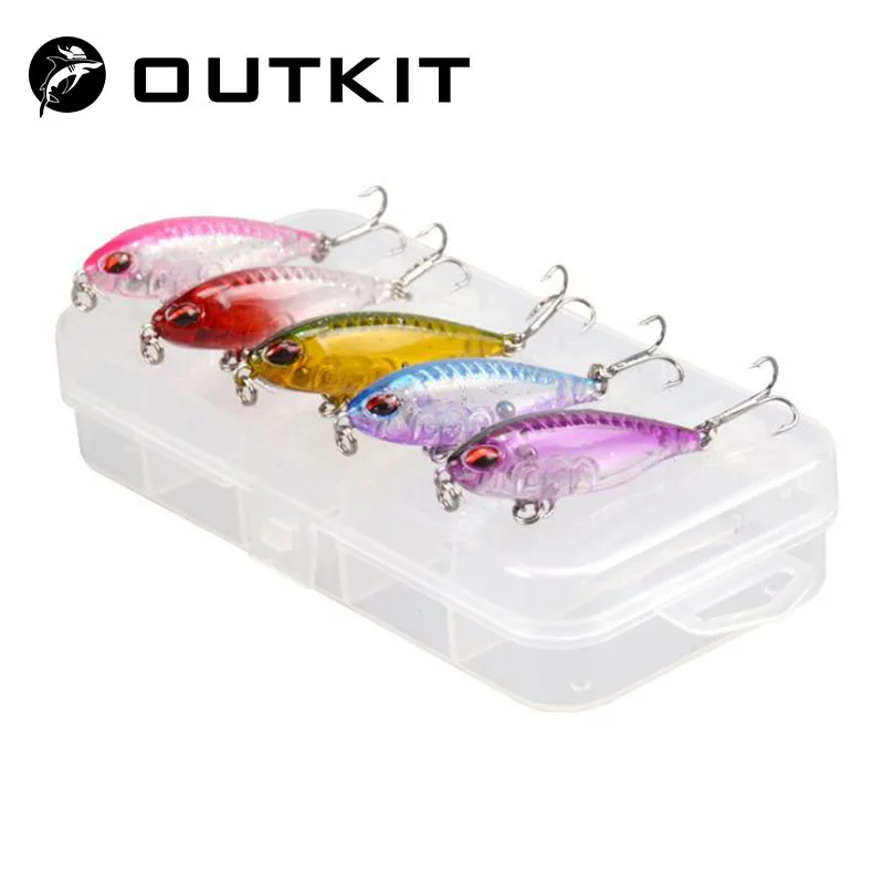 

New 5pcs Mini Pencil 5cm 3g Fishing Lure Set Kit With Box Hard Baits Wobblers Lures Sinking Carp Fishing Tackle Artificial
