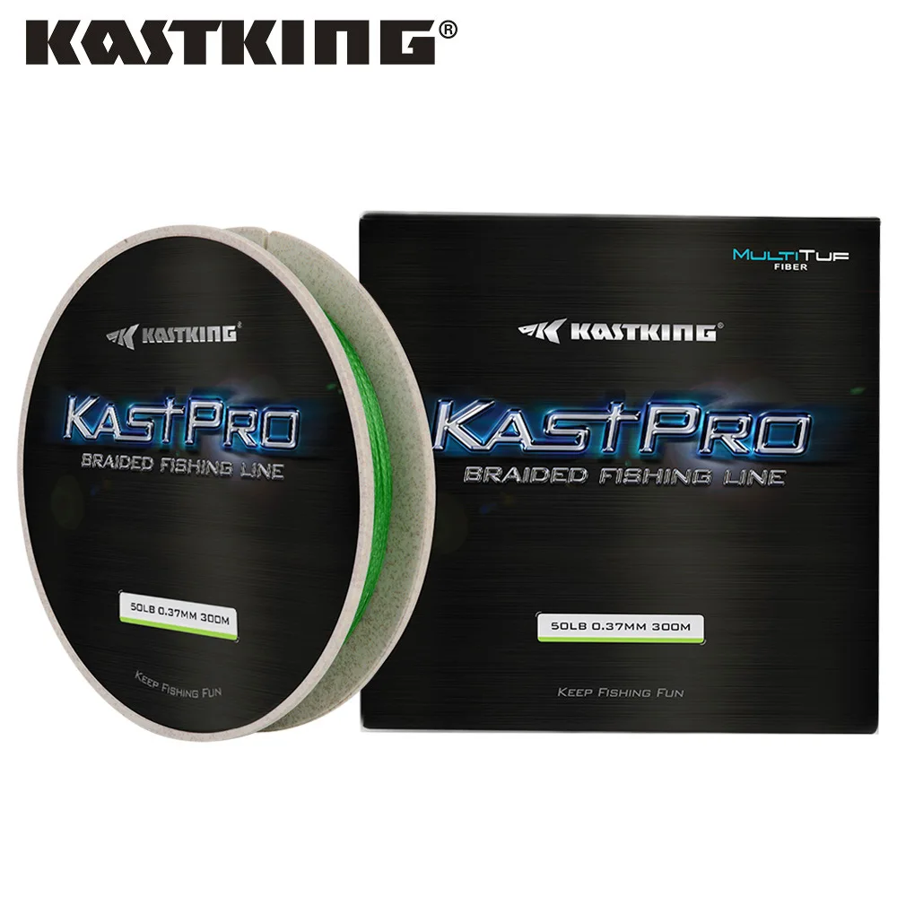 

KastKing KastPro 4 Strand 8-80LB 150m 300m Fishing Line Round and Smooth MultiTuf PE Braided Fishing Line Multifilament Lines