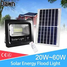 Потока СИД светильник дистанционного Сенсор отражатель Солнечный прожектор светильник, 20 Вт, 30 Вт, 50 Вт, 60 Вт RGB IP65 светодиодный солнечный светильник Водонепроницаемый светодиодный светильник на открытом воздухе