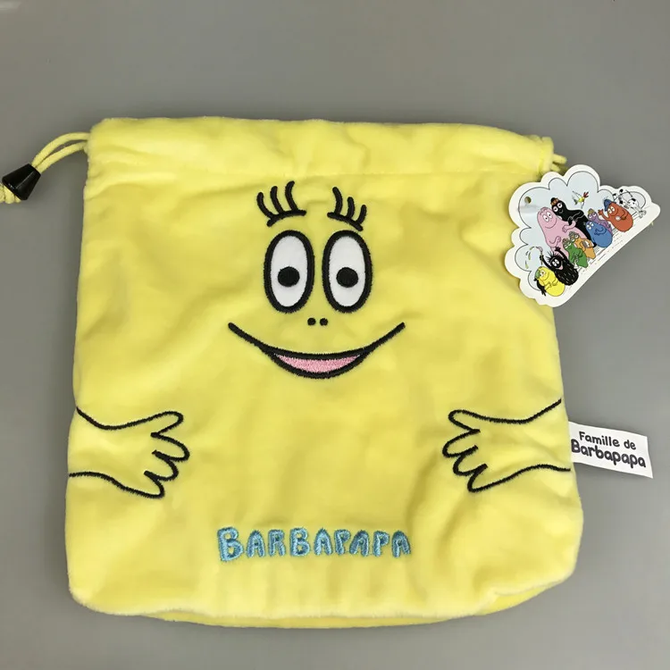 Мультипликационный аниме Barbapapa Barbamama Barbalala многофункциональная сумка для монет аксессуар Сумка среднего размера 20*20 см - Цвет: Type F