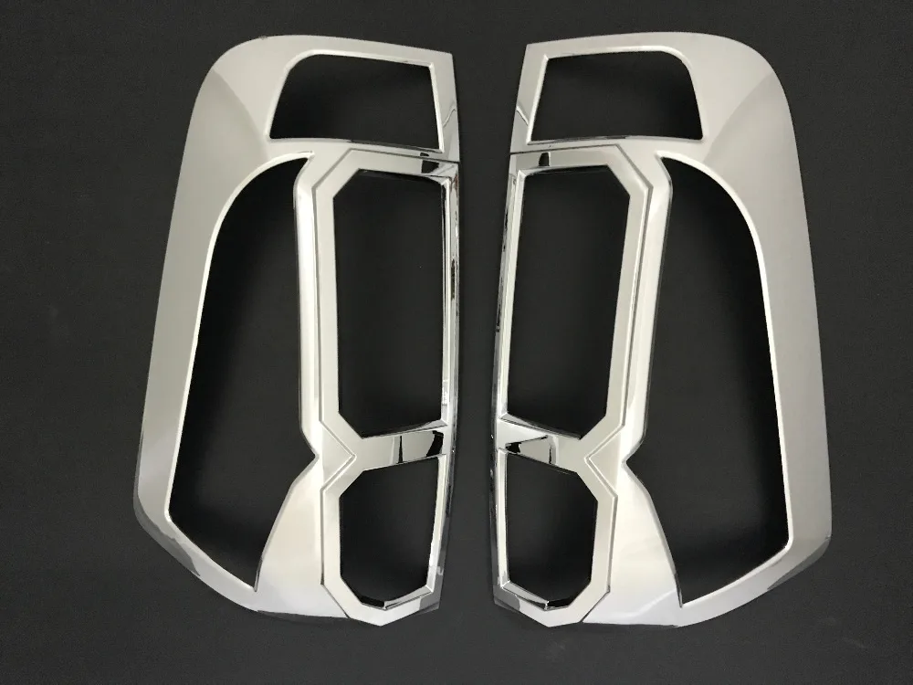 

ABS car chrome strips for navara np300 accessories rear lamp cover trim for navara 2015 2016 auto plate parts