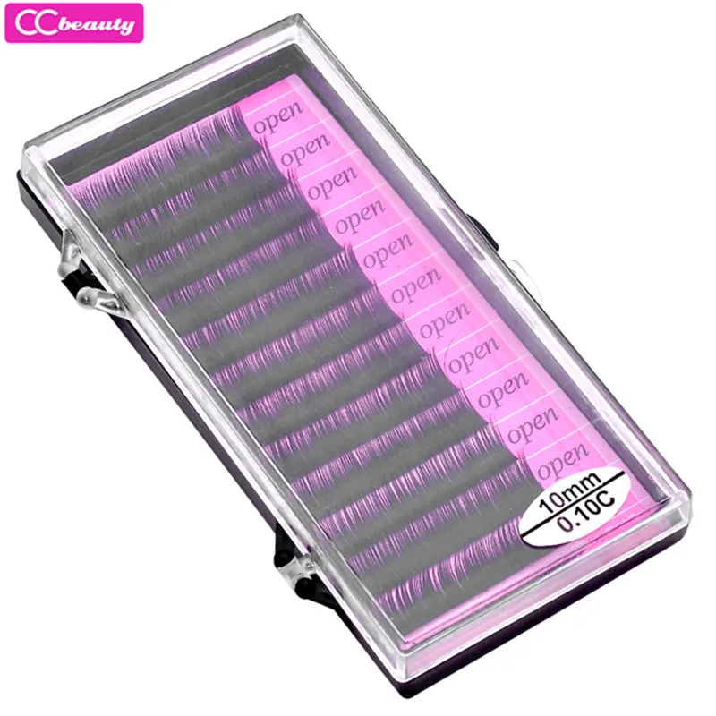 CCbeauty горячий стиль 12 шт. Индивидуальные Накладные ресницы Расширения толщиной 10