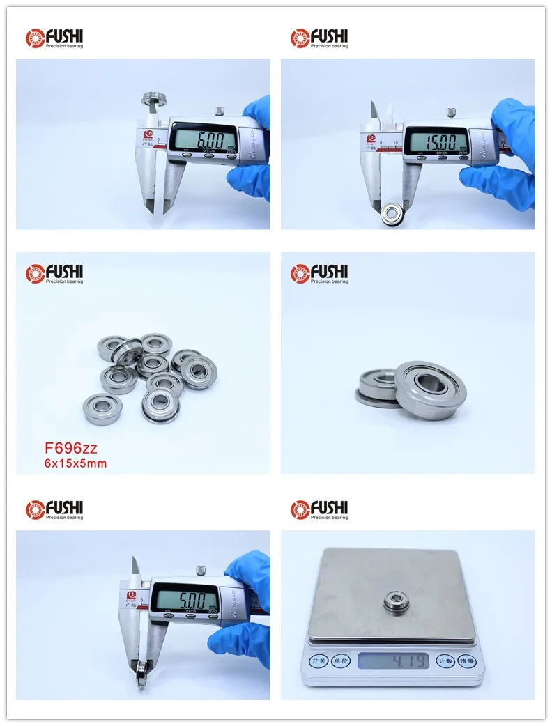 Rolamento de esferas com blindagem dupla, f693zz f694zz f695zz f698zz