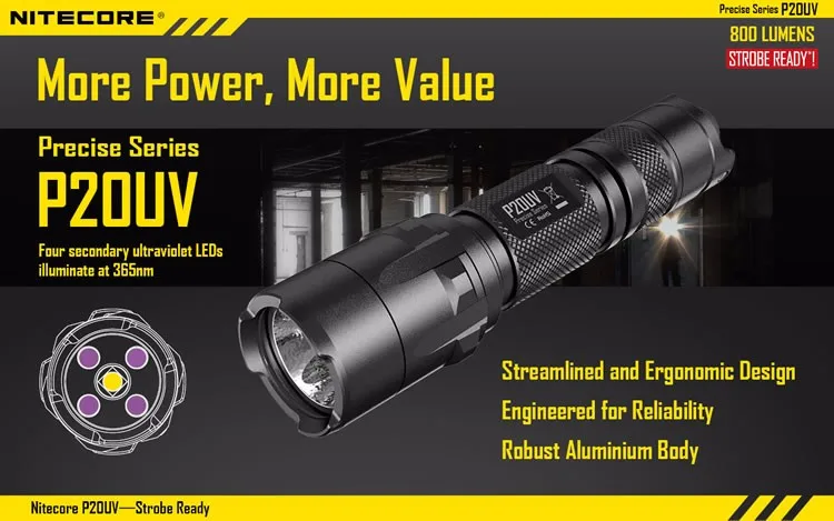 NITECORE P20 P20UV фонарик+ NTH25 кобура+ 18650 перезаряжаемый Аккумуляторный бокс Водонепроницаемый Открытый Кемпинг Охота