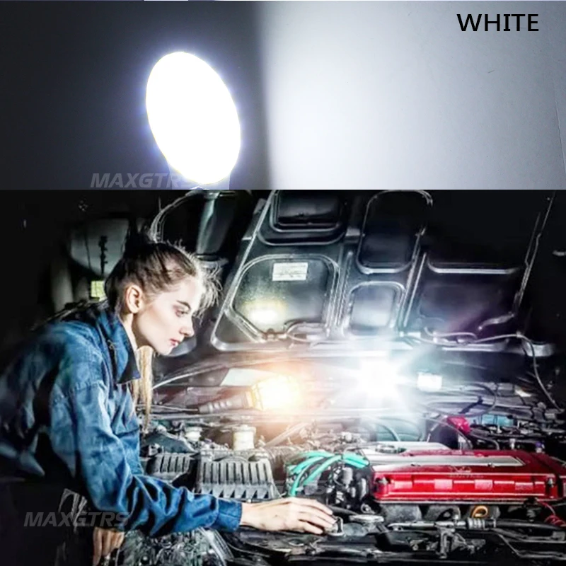 Светодио дный светодиодный аварийный светильник для ремонта автомобиля рабочий свет водостойкий с магнитом переносные огни COB для наружного кемпинга с управлением