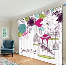 2017 Brief strokes 3D Blackout Curtains For Living room Bedding room Home Decor Tapestry Wall Carpet