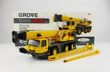 Rare Alloy Model Gift TWH 1:50 Scale Grove GMK3055 Crane Truck Engineering Vehicles Diecast Toy Model For Collection,Decoration rare russian tu95 remote strategic bomber model alloy model white box collection model