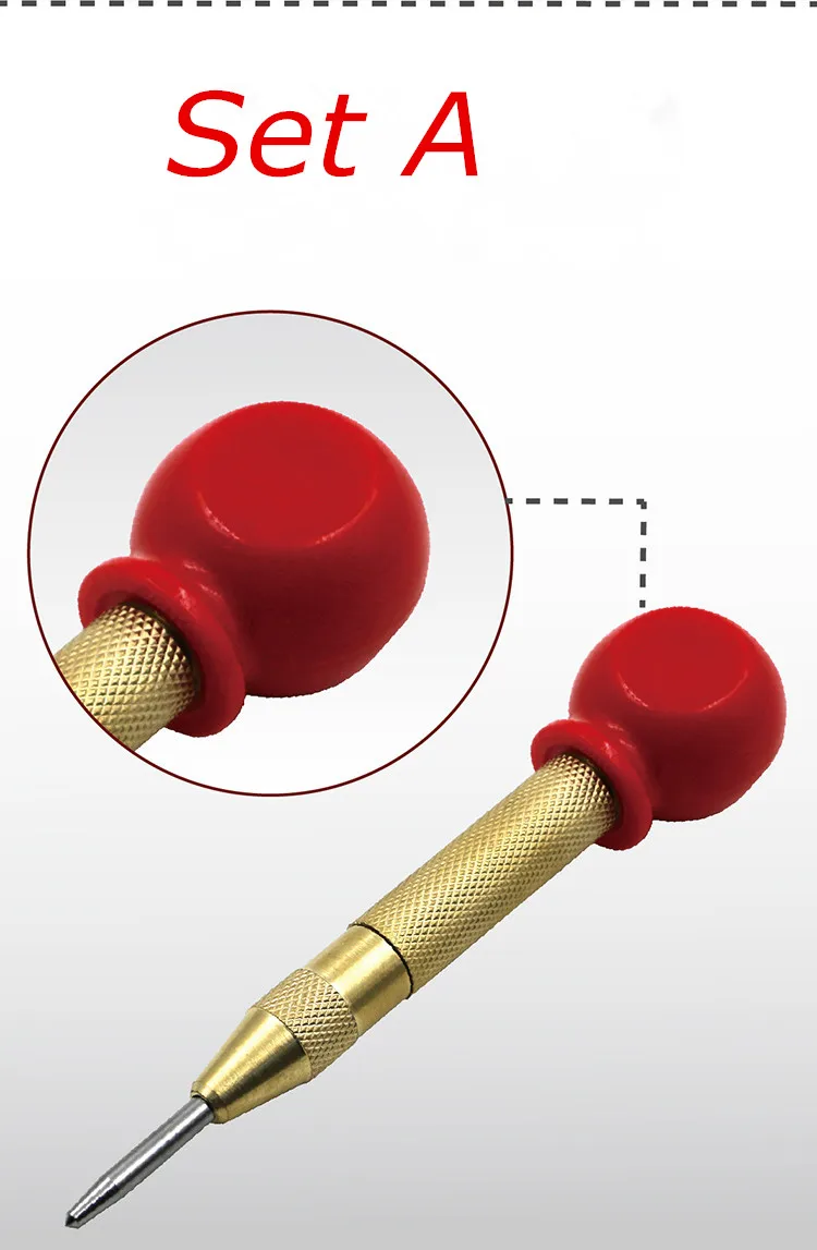 1PC 5 Inch Automatic Center Pin Punch Spring Loaded Marking Starting