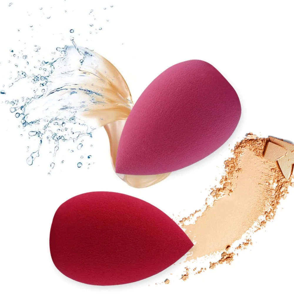 1/2/3/5pcs Waterdrop Makeup Sponge Face Makeup Foundation Base Smooth