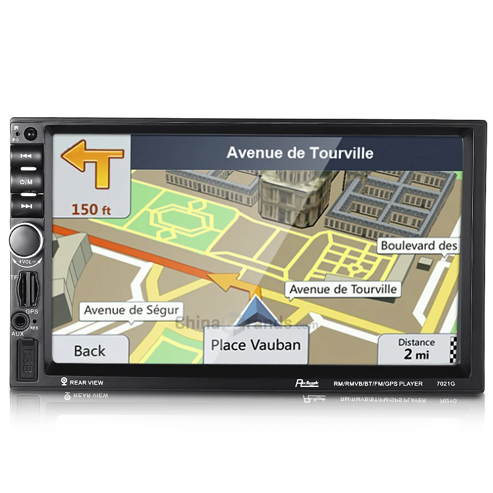 

Zeepin 7021G 7 inch Bluetooth GPS Car MP5 Player Touch Screen with 720P Camera Support 87.5 - 108MHz FM Radio Movie Media Play