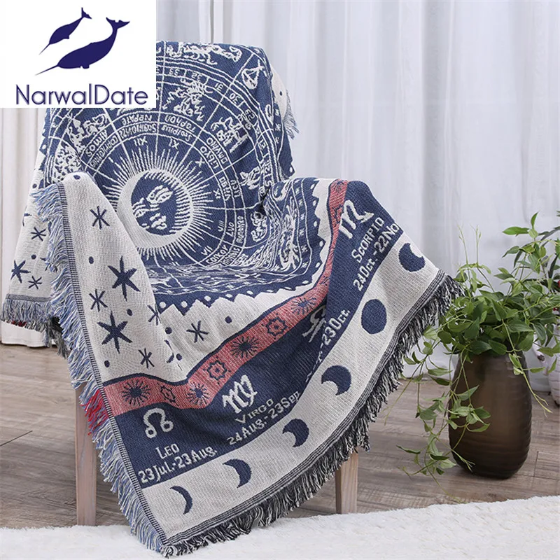 

Aries Three layers Blanket Slipcover Throws on Sofa/Bed/Plane Travel Rectangular Color Stitching Blankets Tatami Mats