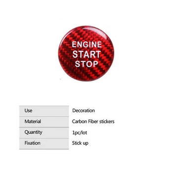 

For LEXUS IS250/350/200T Engine Button Cover Red Practical Accessories