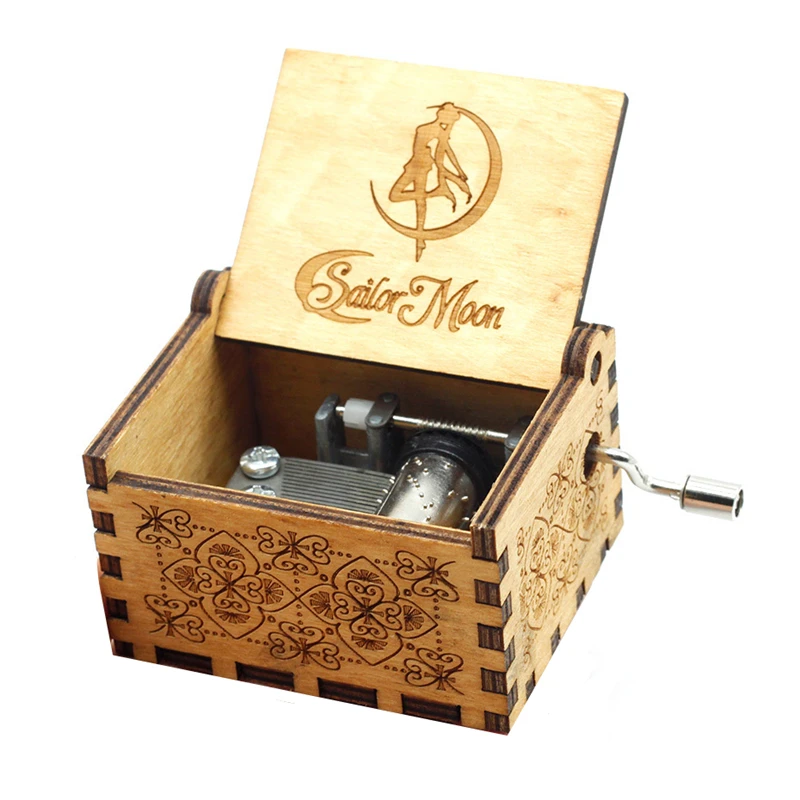 New-Anime-Sailor-Moon-Crystal-Theme-Original-Hand-Crank-Hand-Crafted-Engraved-Wooden-Music-Box-Crafts