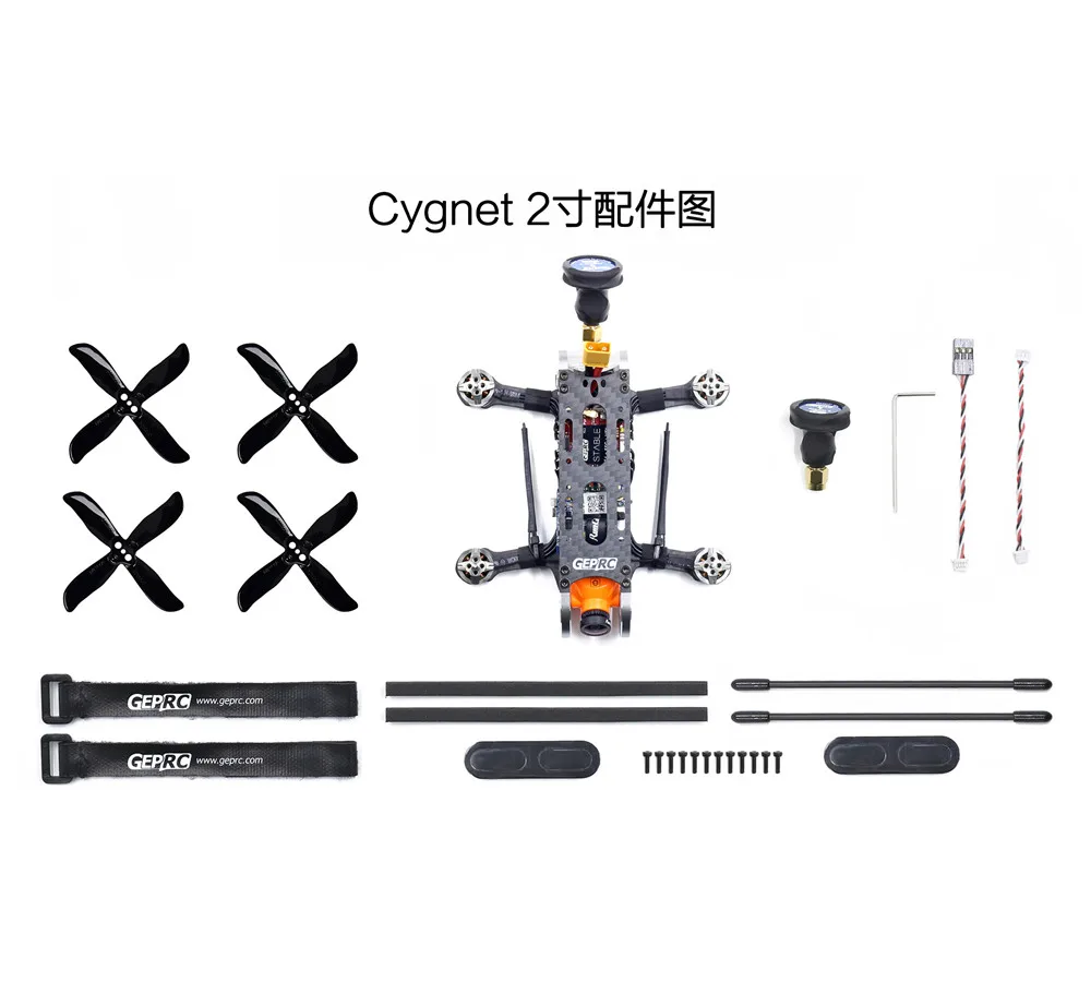 Geprc GEP-CX Cygnet 115 мм 2-дюймовый стабильный F4 20A 48CH RunCam split Mini 2 1080P HD RC FPV гоночный Дрон