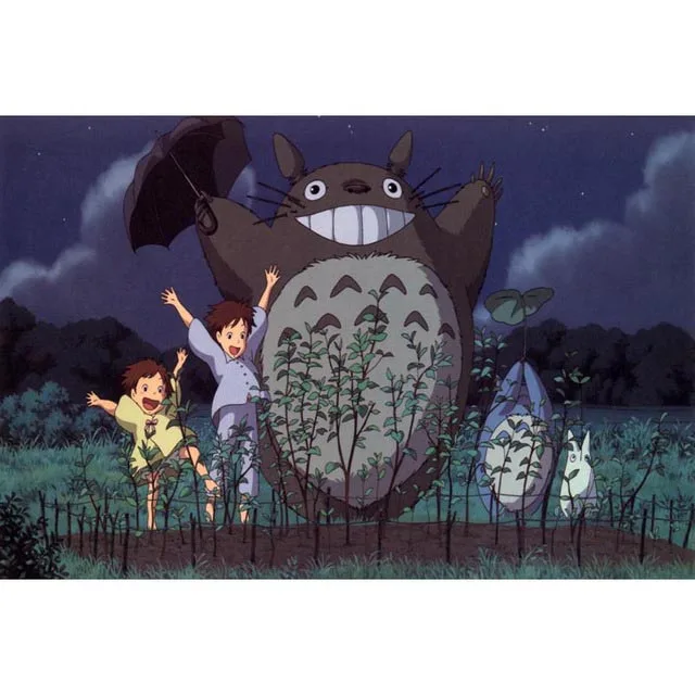

5d Diamond Wall Decor My Neighbor Totoro Painting Handmade Cross Stitch Picture Home Decal Full Square Drill Embroidery Gifts
