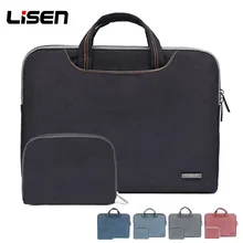 Новейший бренд Lisen сумка для ноутбука 1", 13", 1", 15,6 дюймов, чехол для ноутбука MacBook Air Pro 13,3", 15,"