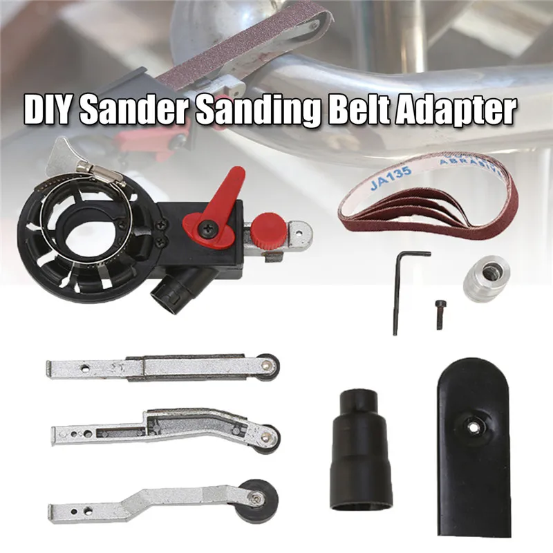 

1Pcs DIY Sander Sanding Belt Adapter For 100mm 4 Inch Electric Angle Grinder For woodworking Metalworking