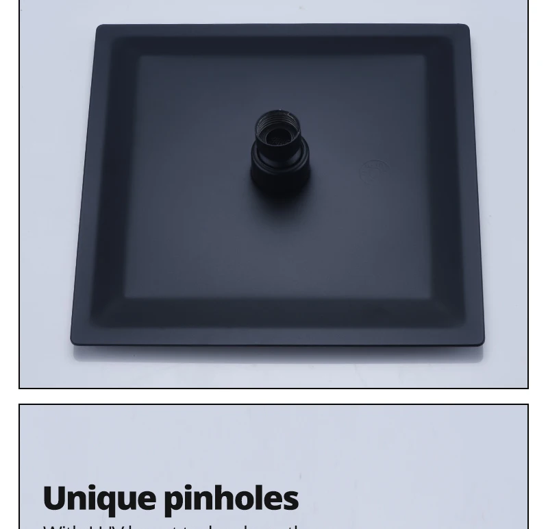 8 Matte Black Shower System Contain Shower Faucet Rough-in Valve Body and Shower Set (18)