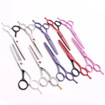 

5.5 inch 16cm Customized Logo Hairdresser Scissors Cutting Scissors Thinning Shears Professional Hair Scissors Styling