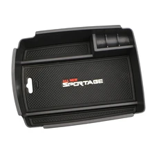 Центральный автомобильный подлокотник для хранения коробка контейнер держатель лоток для KIA Sportage KX5 QL AT LHD(для электронного ручного тормоза