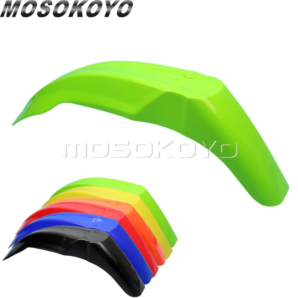 Для Kawasaki KX KLX Green Supermoto переднее крыло Dirt Bike Motocross Mudguard Racing MX Enduro Mud Guards|Накладки и