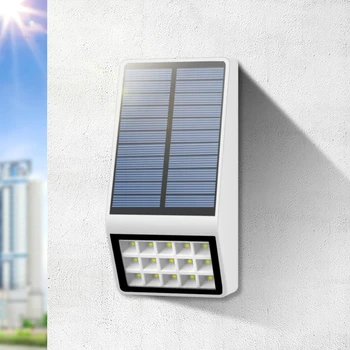 

Solar Garden light Waterproof Solar 15 LED light Radar Sensor Outdoor Wall Fence Solar lamp Decoration Christmas Solarlight
