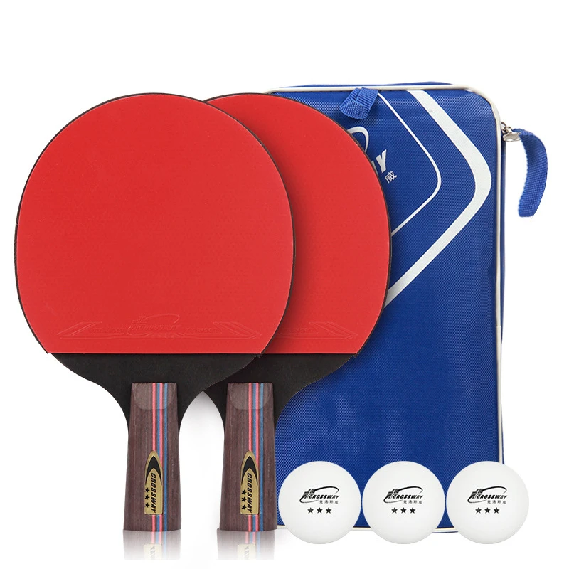 Профессиональная ракетка для настольного тенниса из углеродного волокна с длинной короткой ручкой, ракетки для понга, ракетка для настольного тенниса с двойным лицом