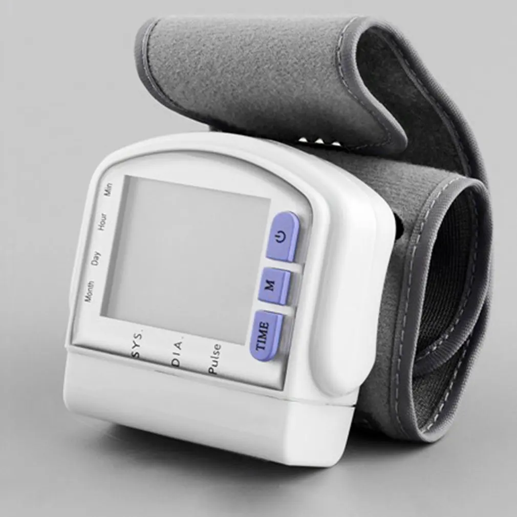 Цифровой измеритель артериального давления на запястье, тонометр, сфигмоманометр, манжеты, автоматические мониторы для здоровья, Прямая поставка