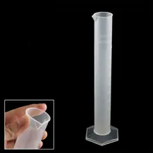 100mL Cilindro di Laboratorio Per Laboratorio di Chimica Strumento di Misurazione di Plastica Cilindro Graduato Laboratorio Quimica Cilinder Strumento Didattico