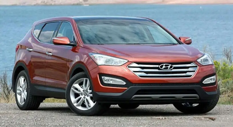 Для hyundai Santa Fe III интерьер кондиционер вентиляционная дверь ручка крышка ABS хром стайлинга автомобилей наклейки аксессуары