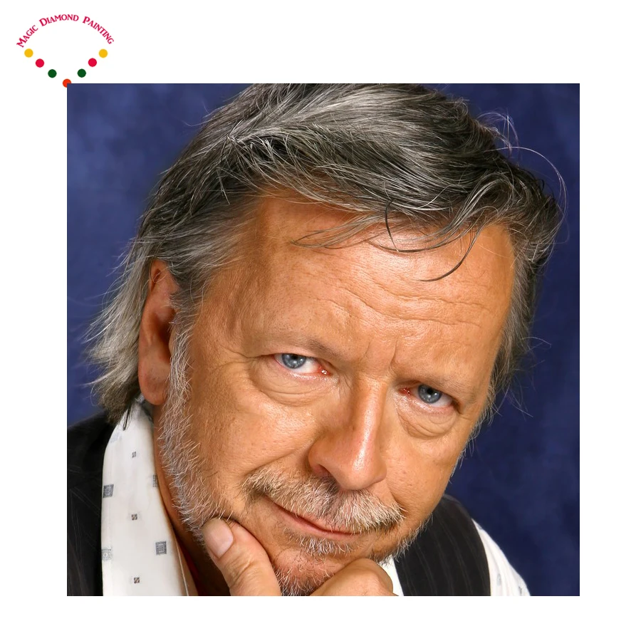 

DIY France rock singer Renaud diamond painting cross stitch full drill needlework painting Plastic crafts diamond embroidery