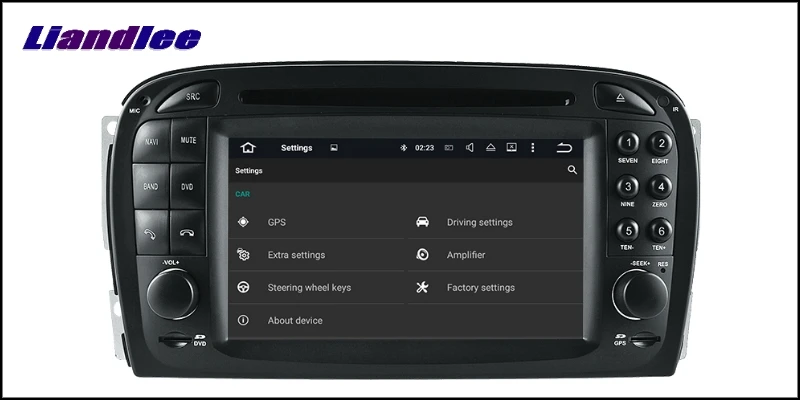 Liandlee Car Multimedia Player NAVI For Mercedes Benz SL Class R230 2001~2004 Touch Screen Radio DVD Stereo GPS Navigation 8