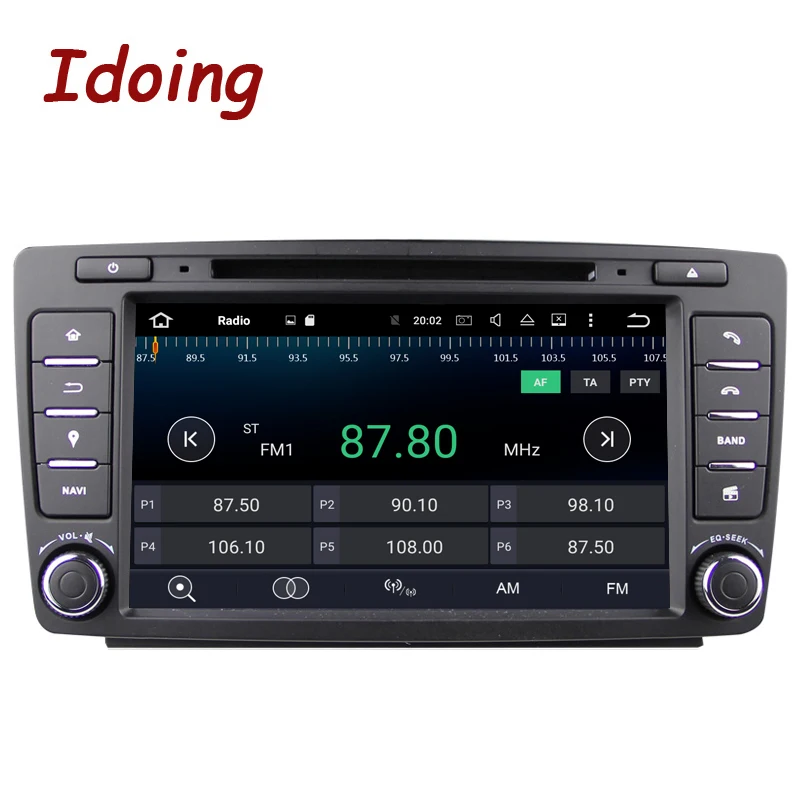 Idoing 8 &quot2Din автомобиля Android9.0 Аудио мультимедийный dvd плеер для Skoda OCTAVIA III Octavia2