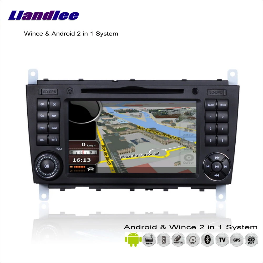 

Liandlee Android Multimedia Stereo For Mercedes Benz G Class W467 / C Class W203 Radio CD DVD Player GPS Navigation Audio Video