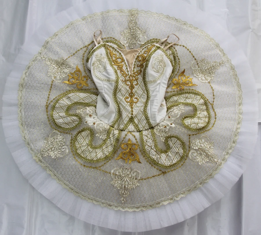 

White Blue Roymanda Paquita Platter TUTU professional Stage Costume Tutus Adult Competiton Performance Ballerina Pancake Tutu