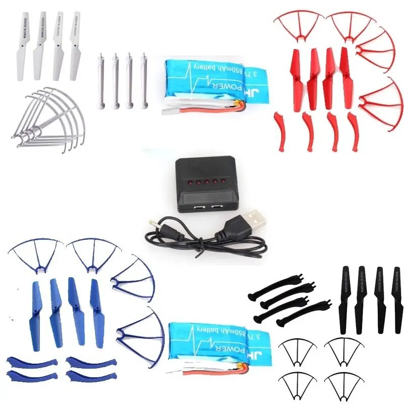 

Free Shipping!2x850mAh Battery+Charger+4xPropeller Frame Landing SkidFor Syma X5SW X5SC X5SC-1