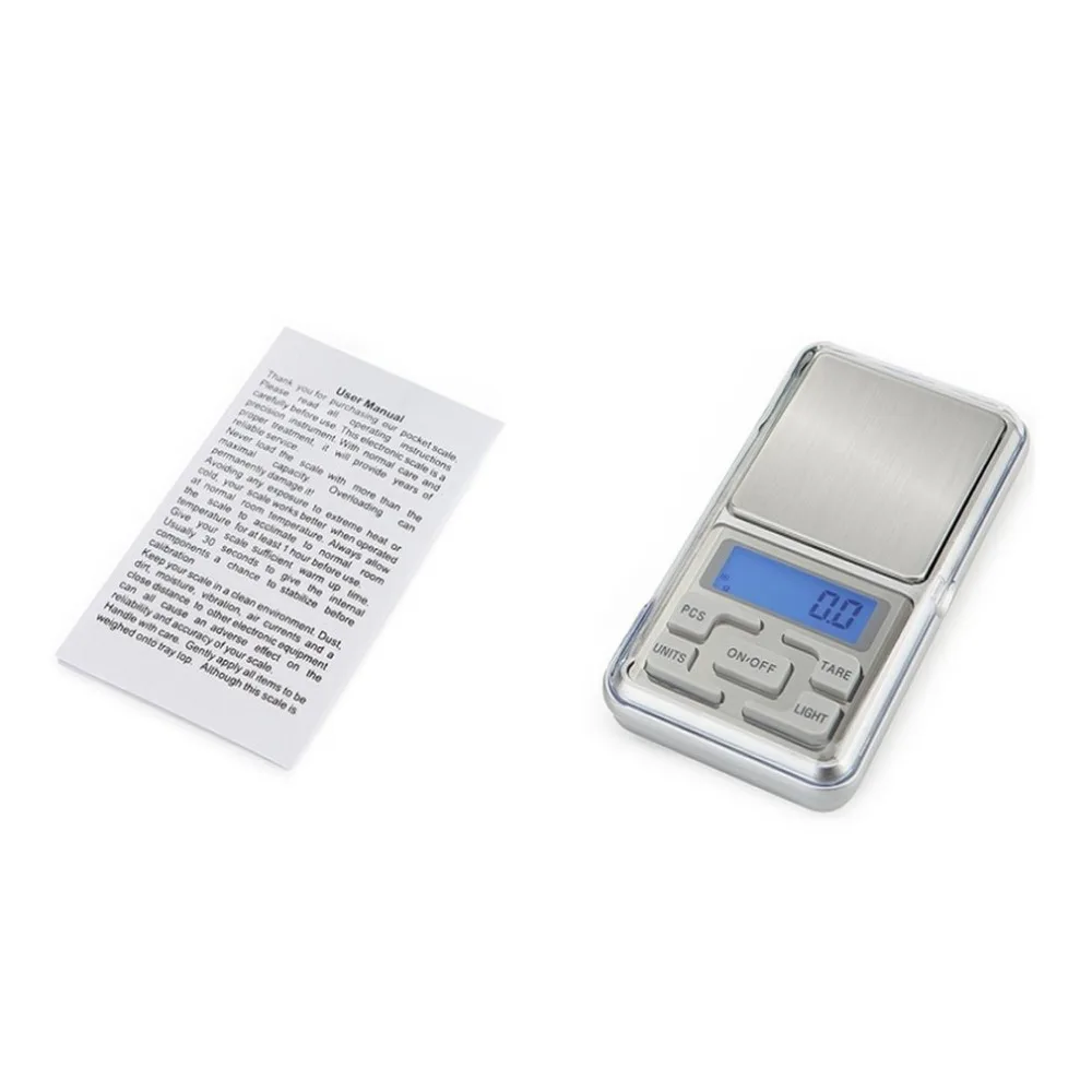 HT-668B 500g x 0.1g/0.01g Mini Precision Digital Scales for Gold Sterling Silver Scale Jewelry Balance Gram Electronic Scales