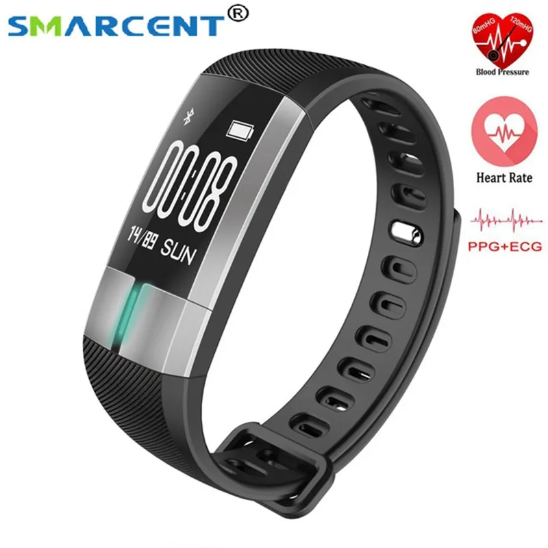 

SMARCENT G20 ECG Monitoring Smart Bracelet Fitness Activity Tracker Blood Pressure Wristband Heart Rate Smart Band PK mi band 2