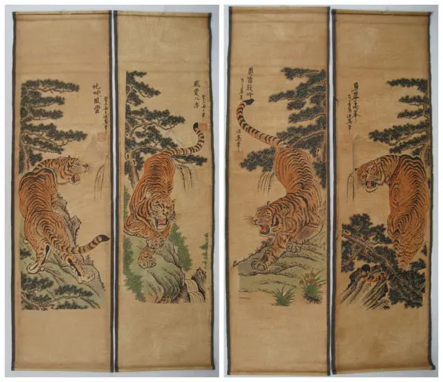 exquisite chinese scroll painting