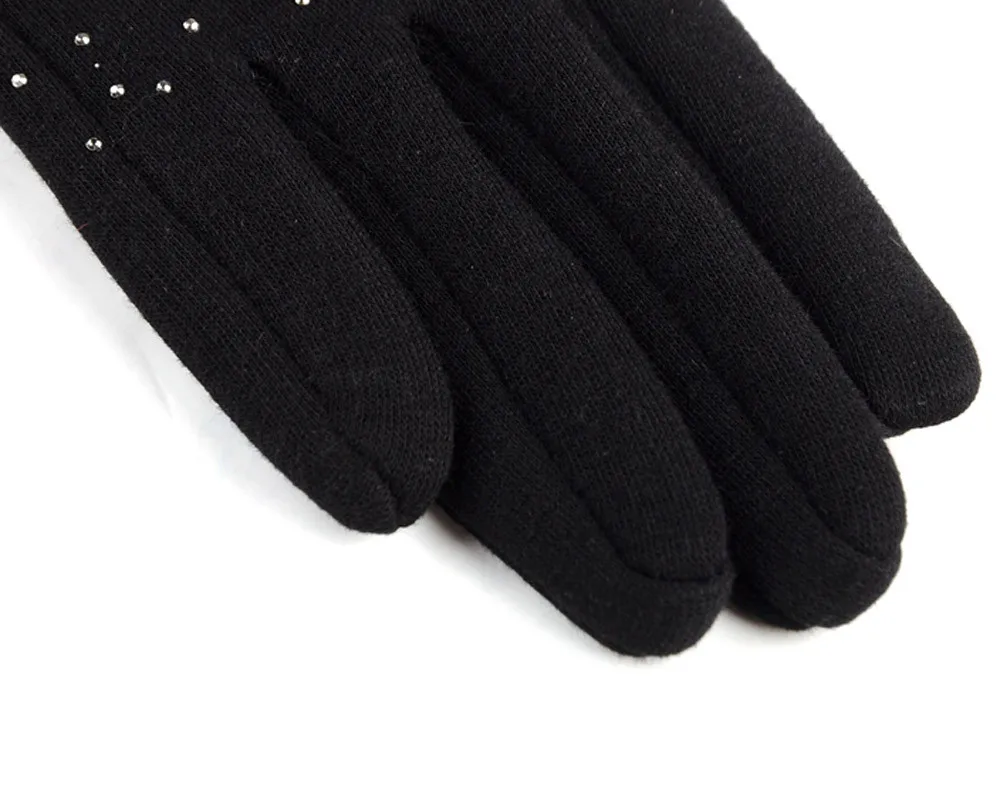 Womens Luxurious Women Girl Winter Super Fashion Winter Outdoor Sport Warm Gloves RD