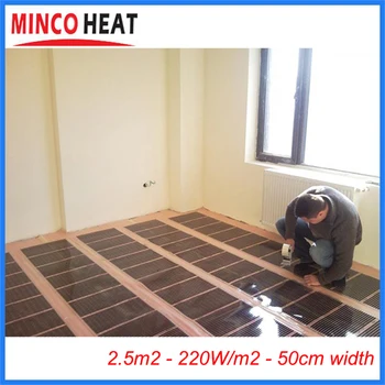

2.5M2 Infrared Carbon Floor Heating Film 5m x 0.5m
