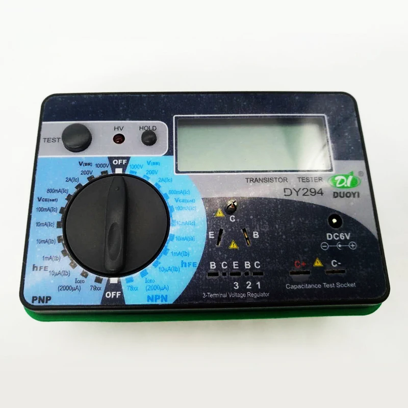 

DY294 LCD Display Digital Transistor DC Parameter Tester Semiconductor Tester Semiconductor Testers Meter